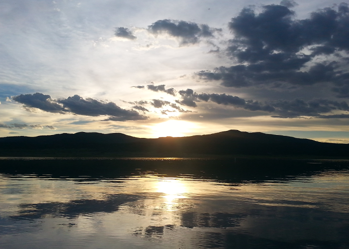 Sunset at Storrie Lake
